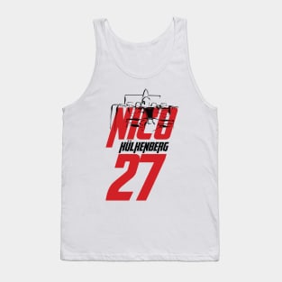 Nico Hulkenberg 27 Formula 1 Grand Prix Racing Driver Tank Top